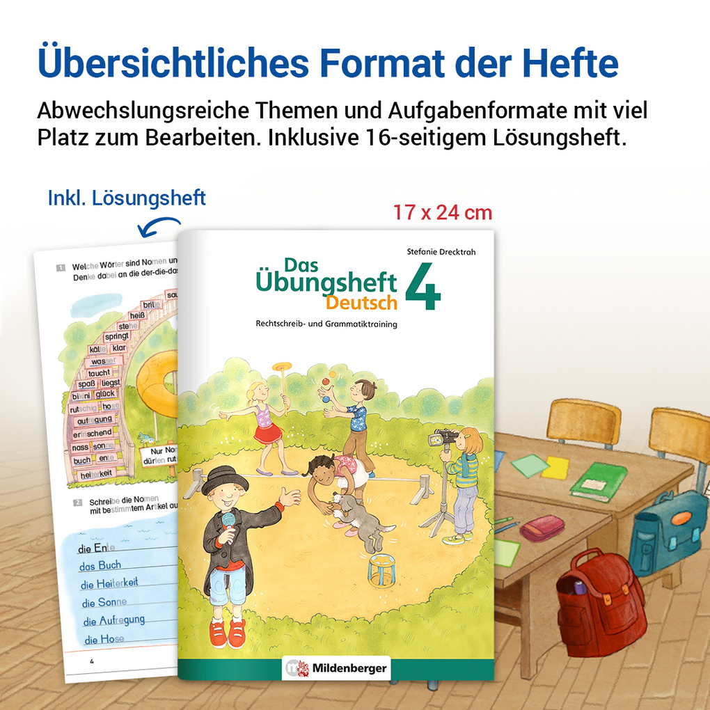 Weitere Ansicht: Das Übungsheft Deutsch 4 | Stefanie Drecktrah