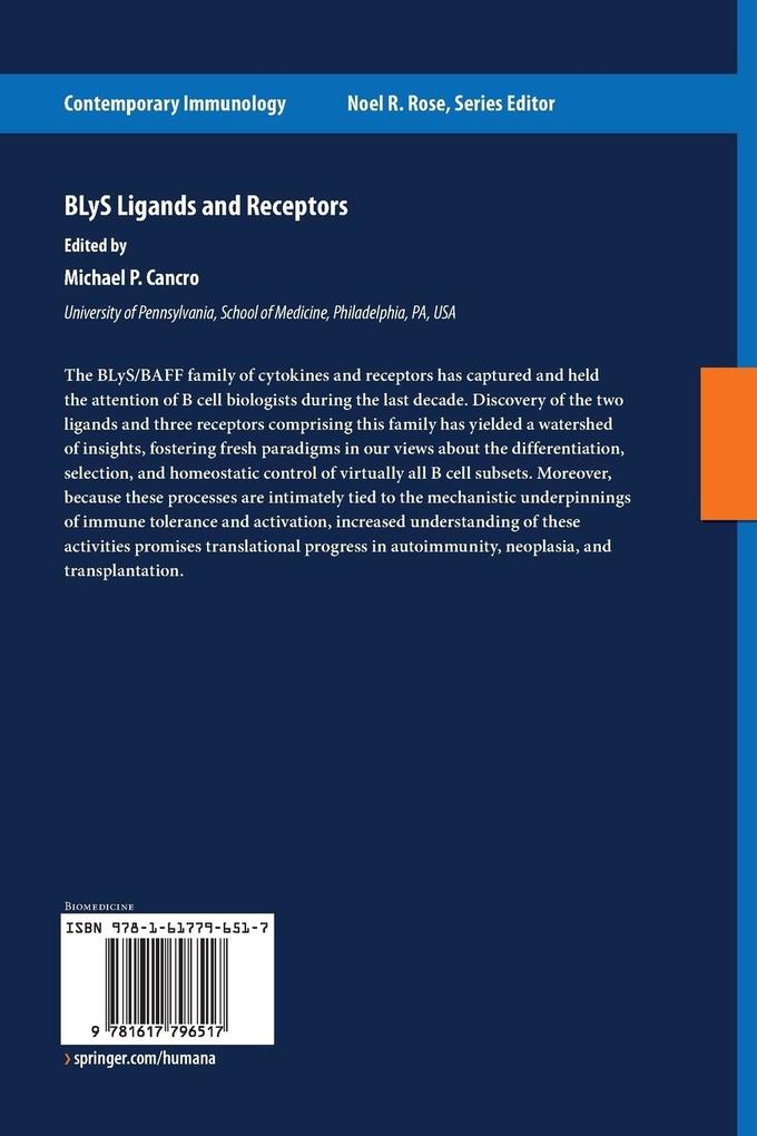 Weitere Ansicht: BLyS Ligands and Receptors