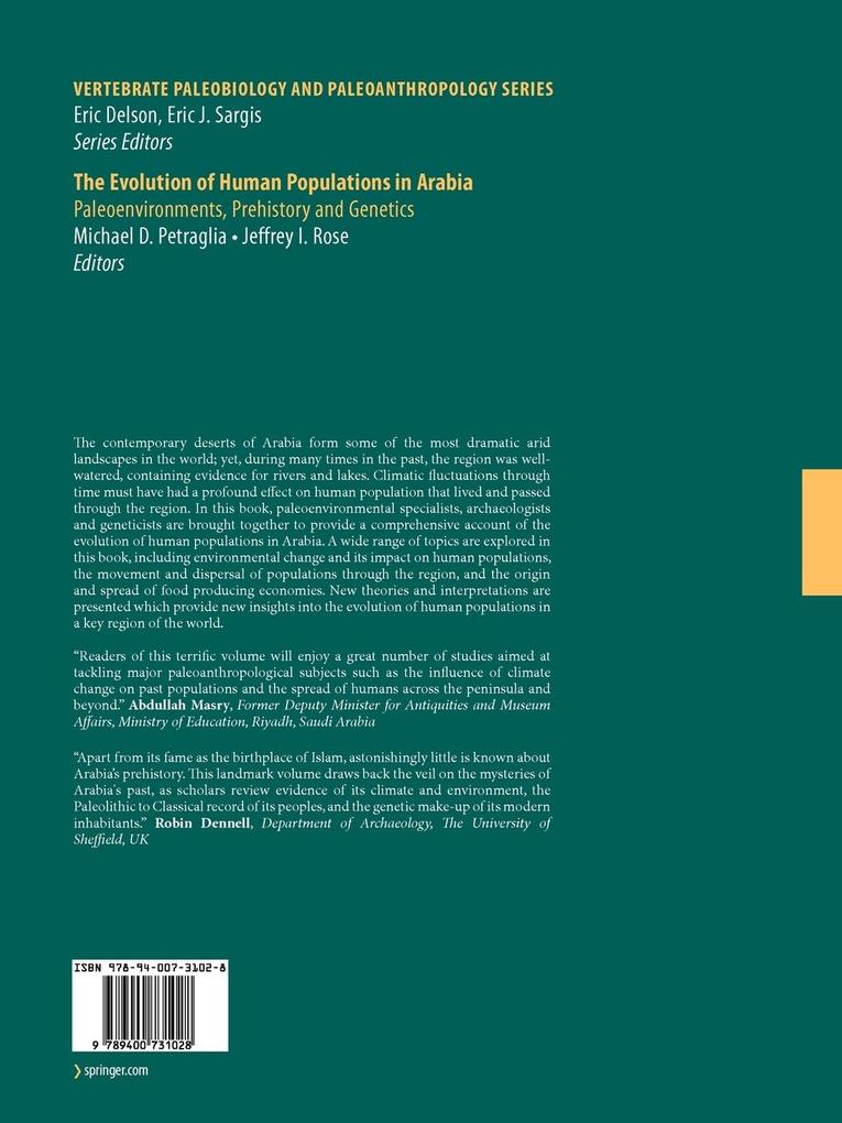 Weitere Ansicht: The Evolution of Human Populations in Arabia