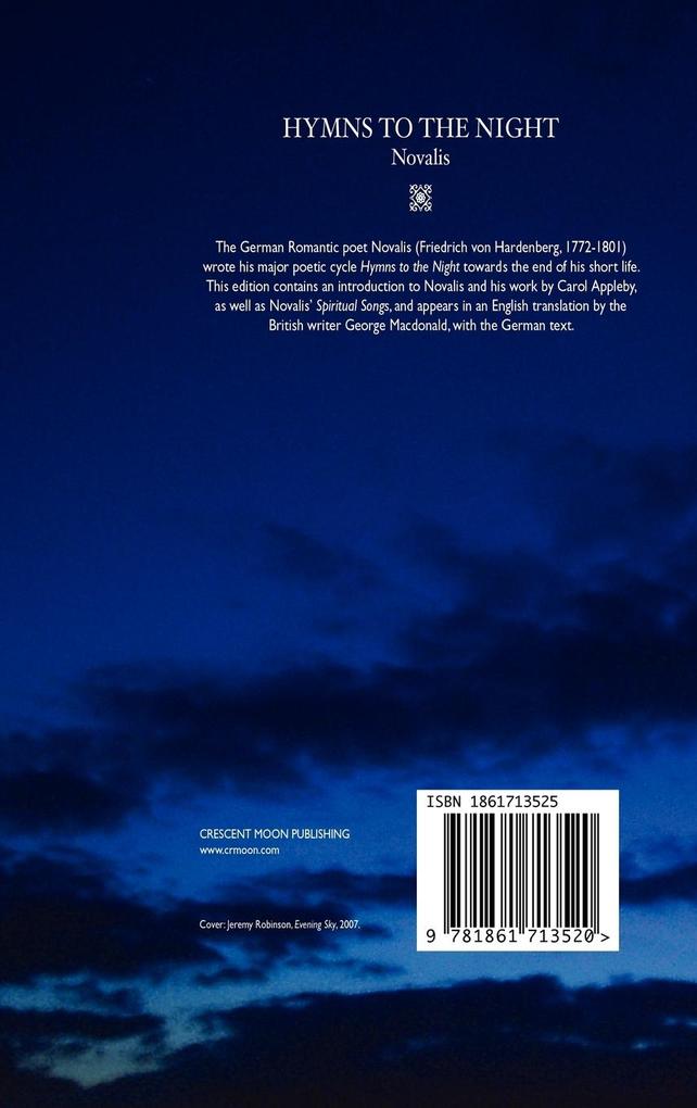 Weitere Ansicht: Hymns to the Night and Spiritual Songs | Novalis