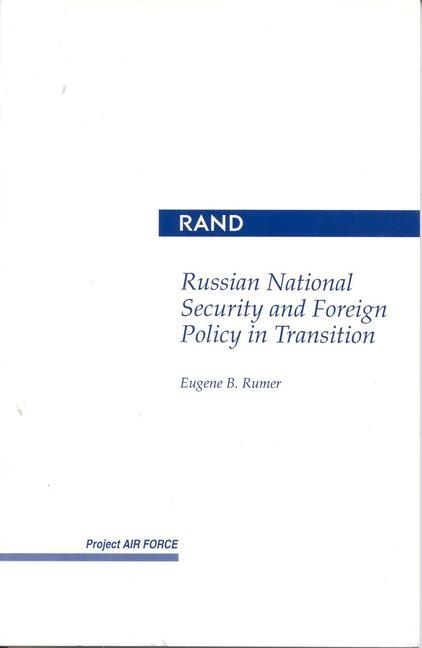 Russian National Security and Foreign Policy in Transition als Taschenbuch