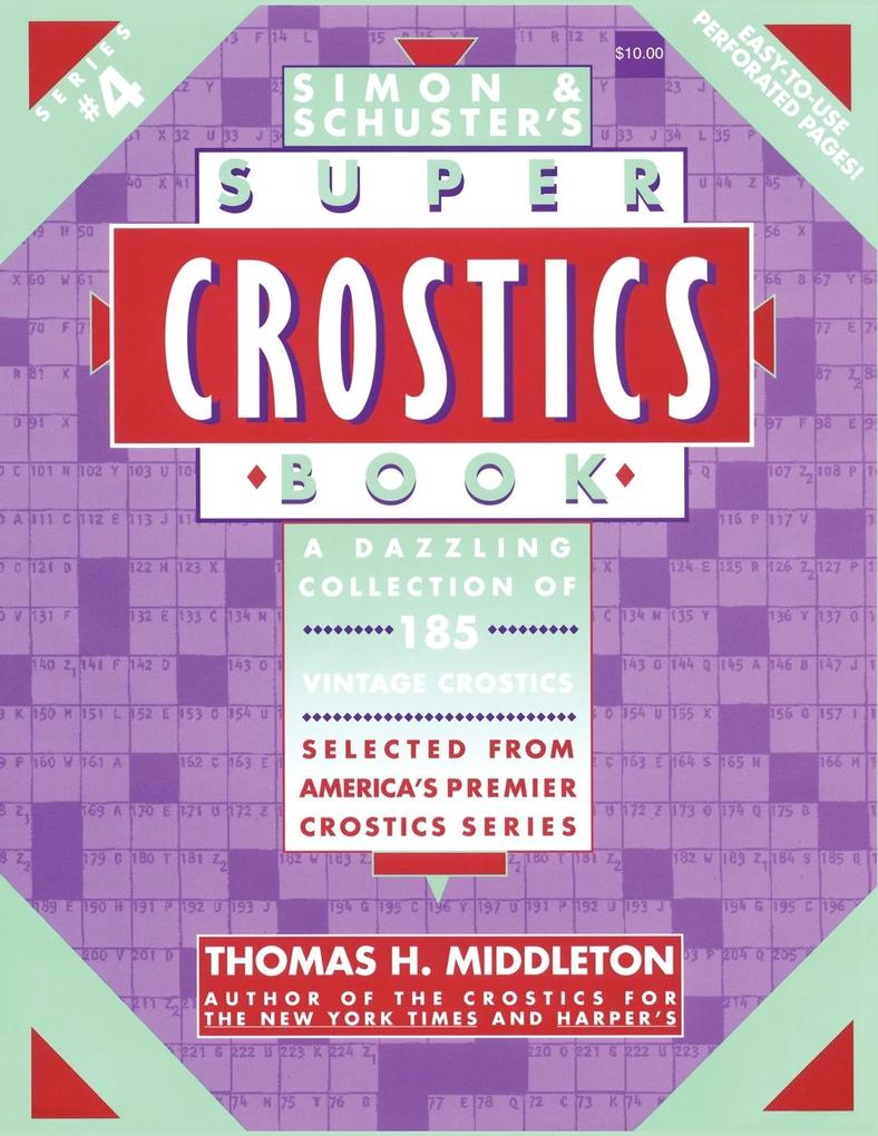 Simon & Schusters Super Crostics # 4 als Taschenbuch