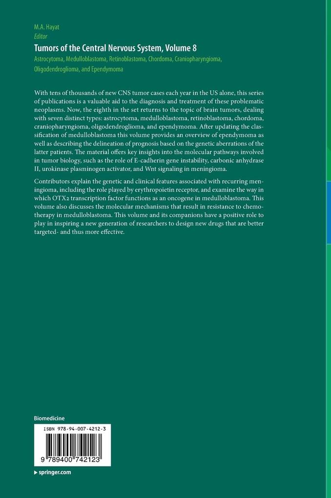 Weitere Ansicht: Tumors of the Central Nervous System, Volume 8