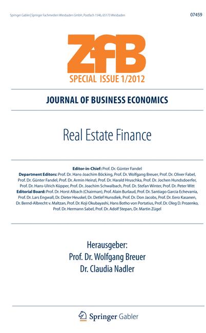 Weitere Ansicht: Real Estate Finance