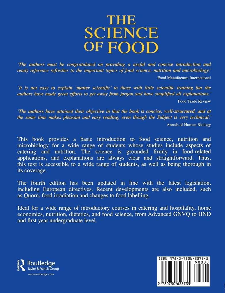 Weitere Ansicht: Science of Food | P. M. Gaman, K. B. Sherrington