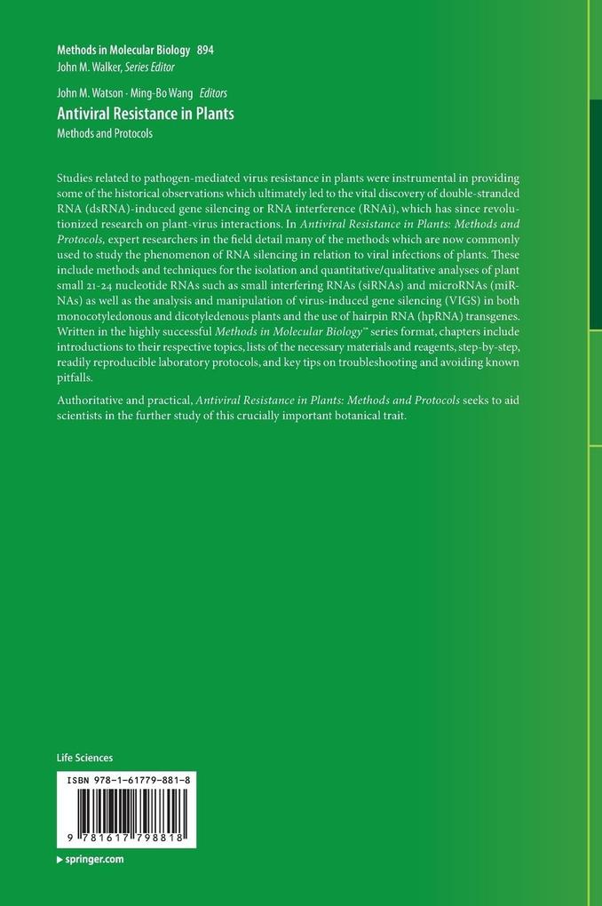 Weitere Ansicht: Antiviral Resistance in Plants
