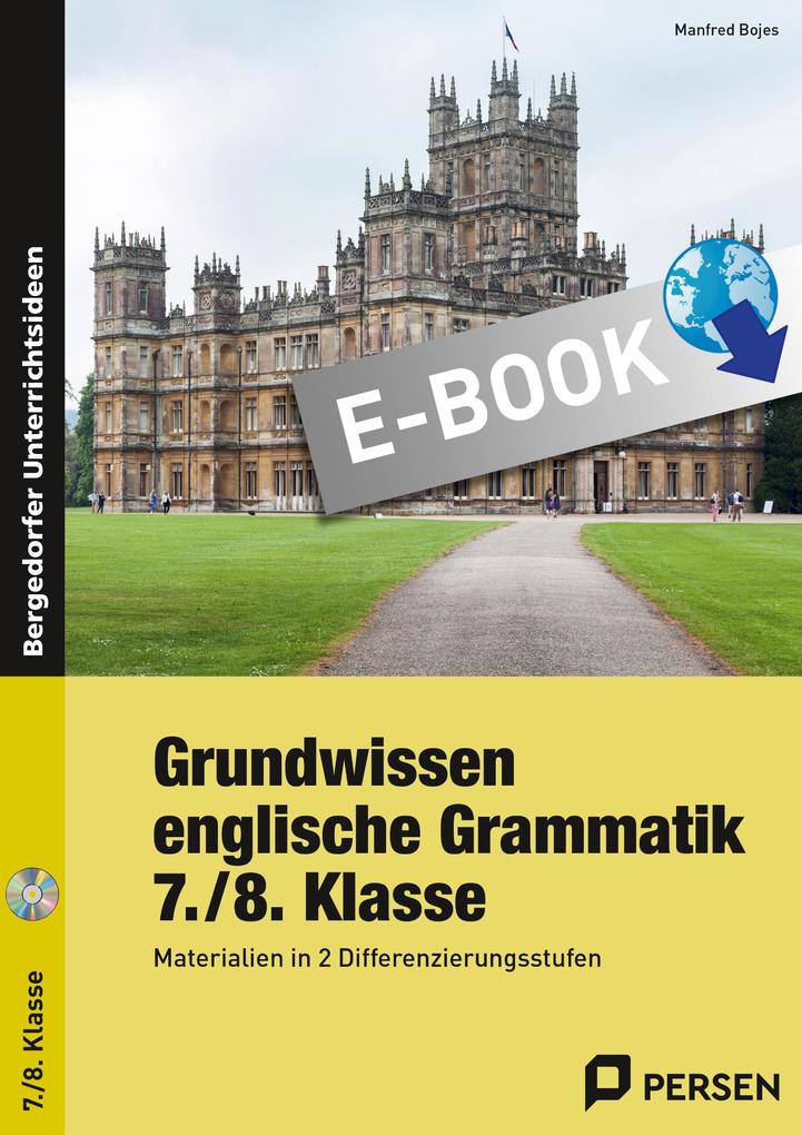 Produktbild: Grundwissen englische Grammatik 7./8. Klasse | Manfred Bojes