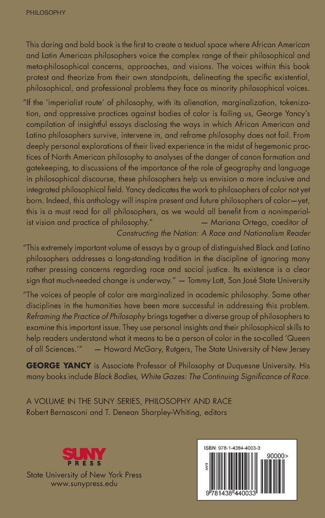 Weitere Ansicht: Reframing the Practice of Philosophy