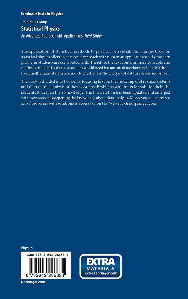 Weitere Ansicht: Statistical Physics | Josef Honerkamp