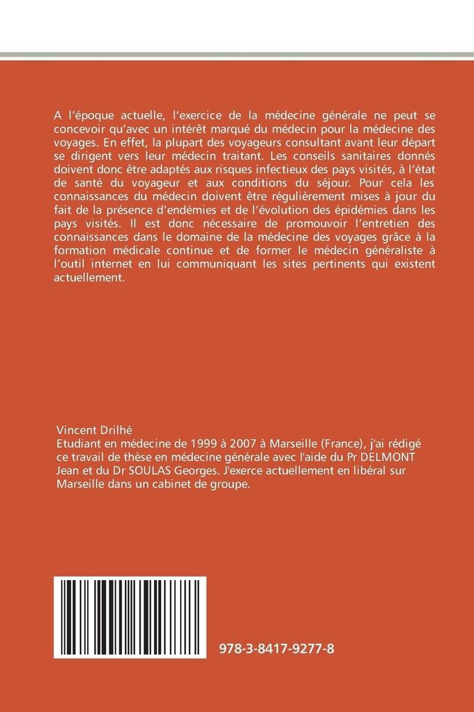 Weitere Ansicht: Conseils sanitaires aux voyageurs en Médecine Générale | Vincent Drilhé, Jean Delmont, Georges Soulas