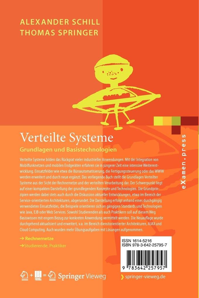 Weitere Ansicht: Verteilte Systeme | Alexander Schill, Thomas Springer