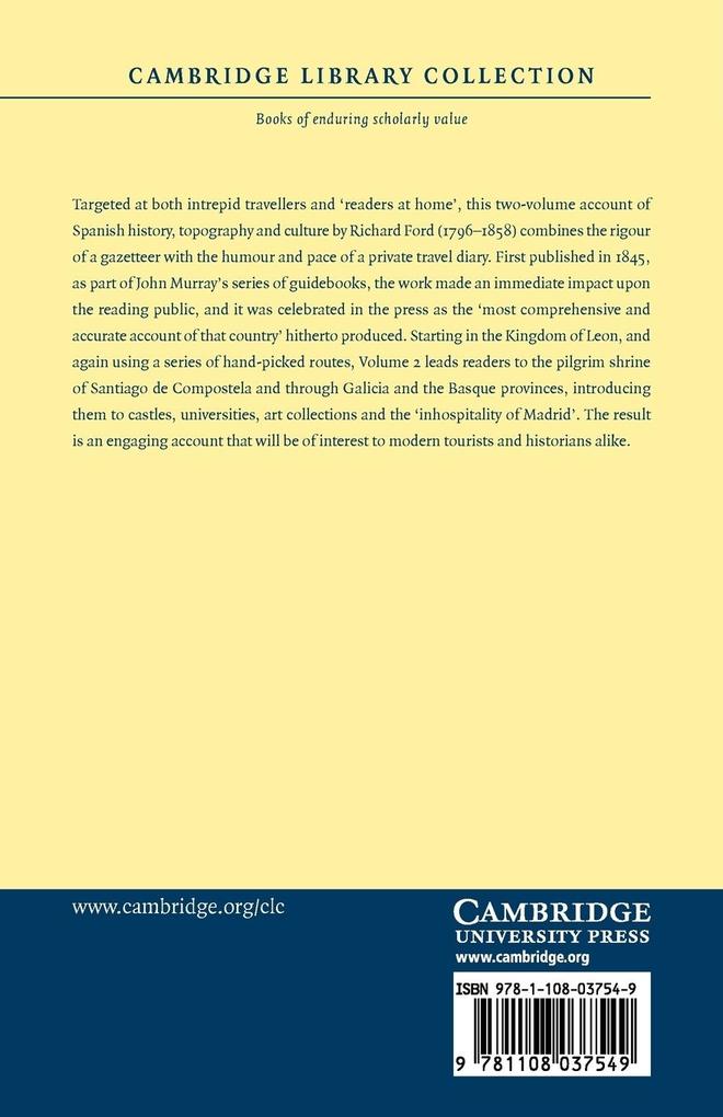 Weitere Ansicht: A Hand-Book for Travellers in Spain, and Readers at Home - Volume 2 | Richard Ford
