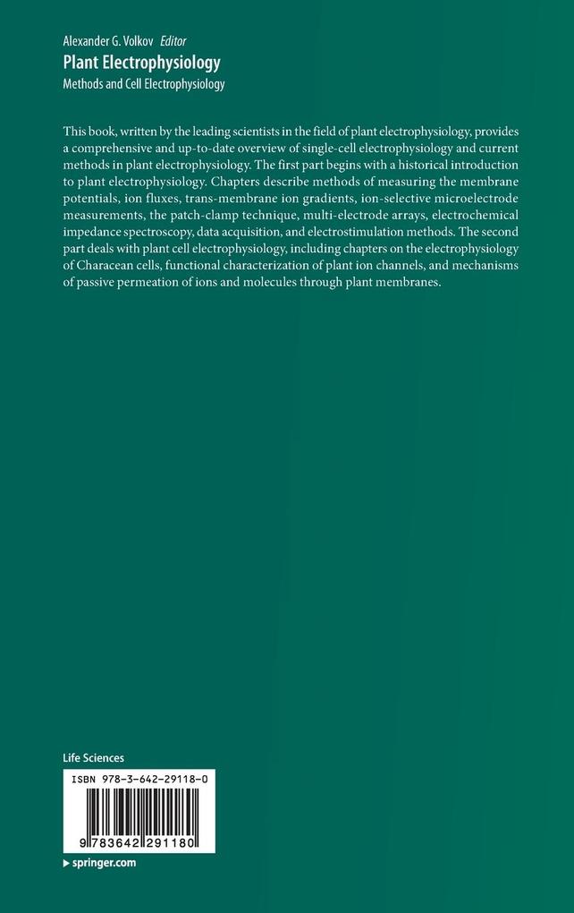 Weitere Ansicht: Plant Electrophysiology