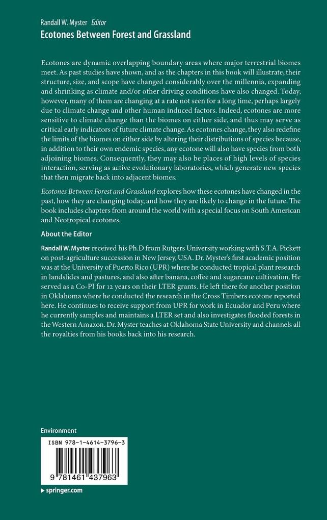 Weitere Ansicht: Ecotones Between Forest and Grassland