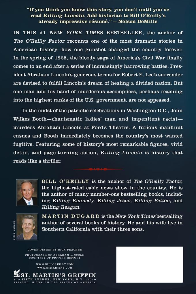 Weitere Ansicht: Killing Lincoln | Martin Dugard, Bill O'Reilly