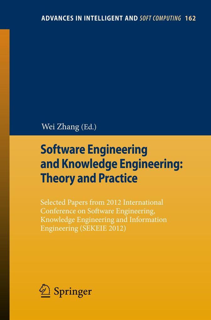 Produktbild: Software Engineering and Knowledge Engineering: Theory and Practice