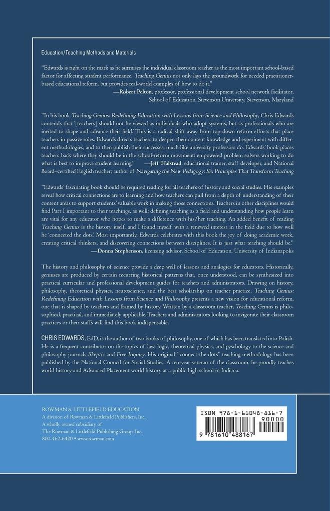 Weitere Ansicht: Teaching Genius | Chris Edwards, Barbara Lourie Sand