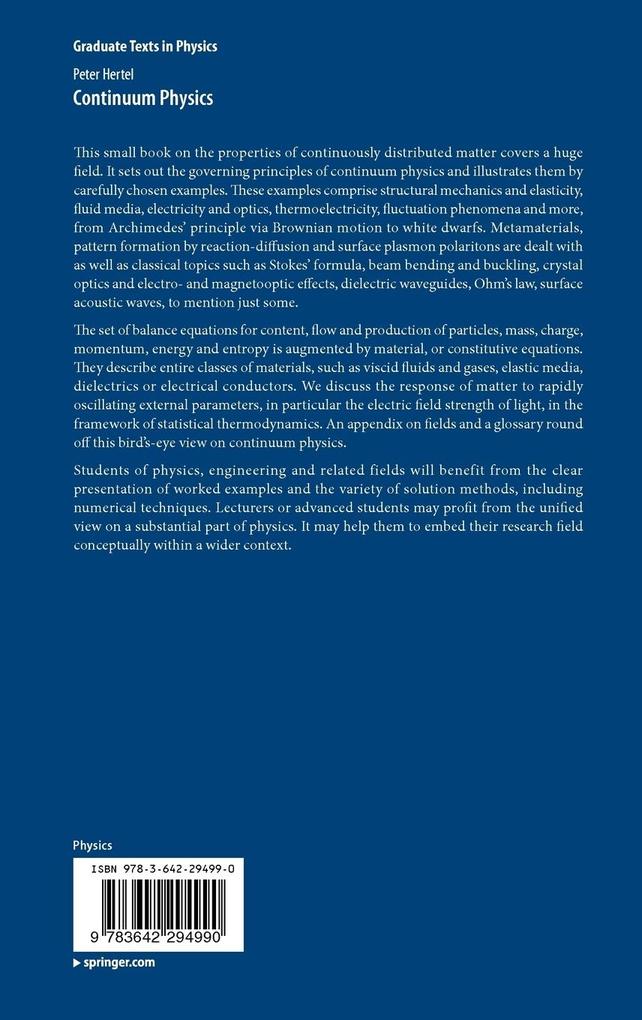 Weitere Ansicht: Continuum Physics | Peter Hertel