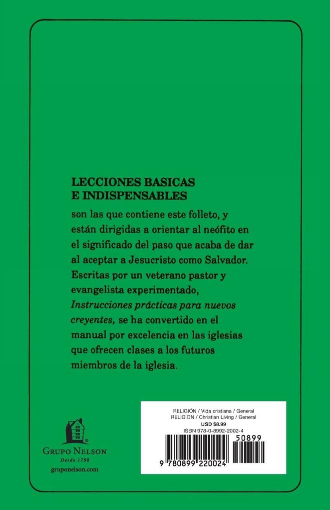 Weitere Ansicht: Instrucciones Practicas Para Nuevos Creyentes | Rodolfo Cruz Aceituno