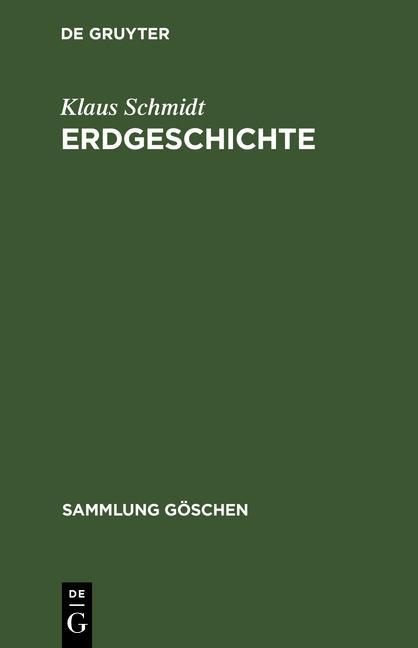 Produktbild: Erdgeschichte | Klaus Schmidt