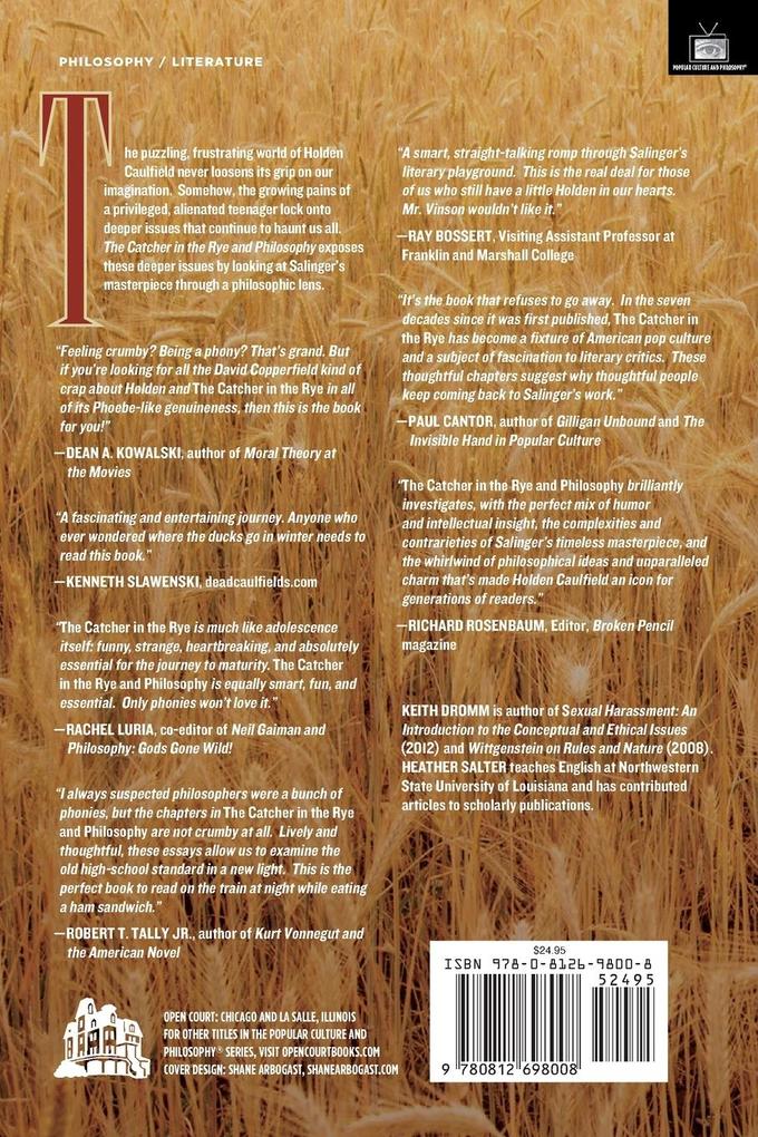 Weitere Ansicht: The Catcher in the Rye and Philosophy