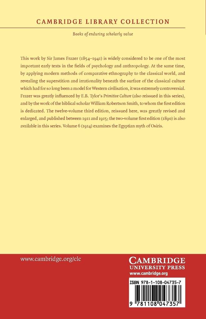 Weitere Ansicht: The Golden Bough | James George Frazer