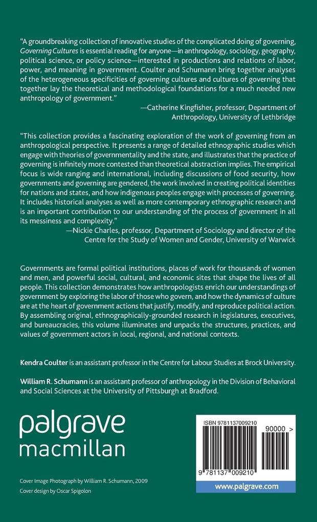 Weitere Ansicht: Governing Cultures
