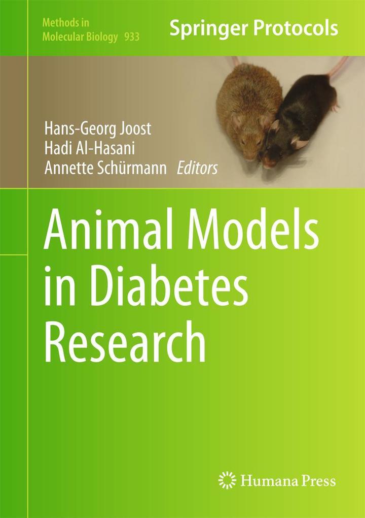 Produktbild: Animal Models in Diabetes Research