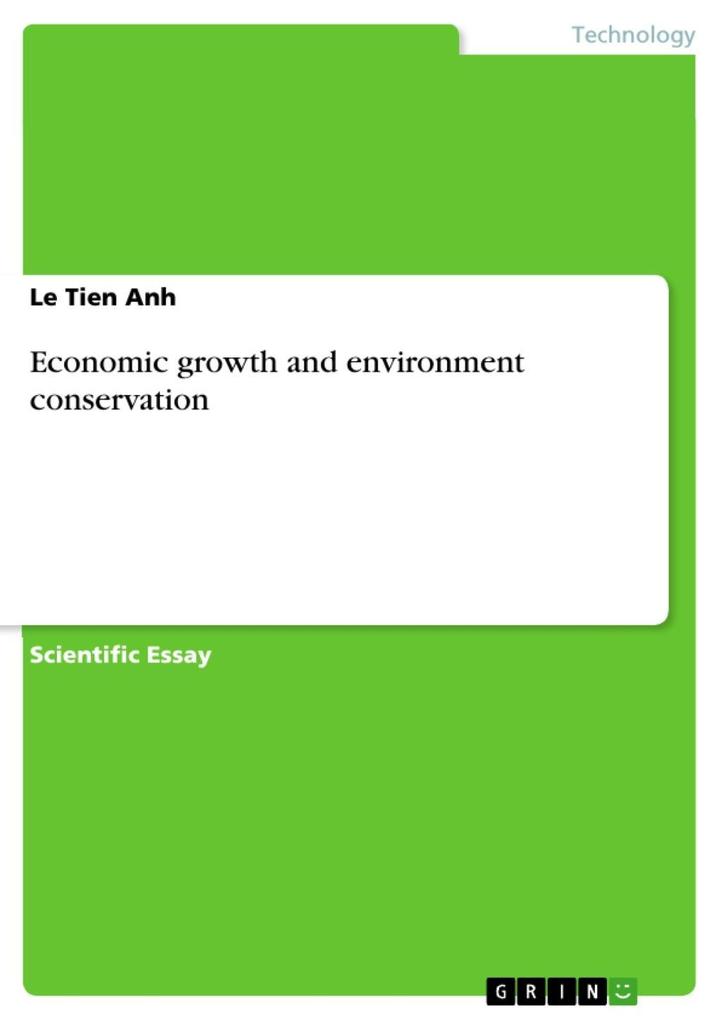 Economic growth and environment conservation als eBook epub