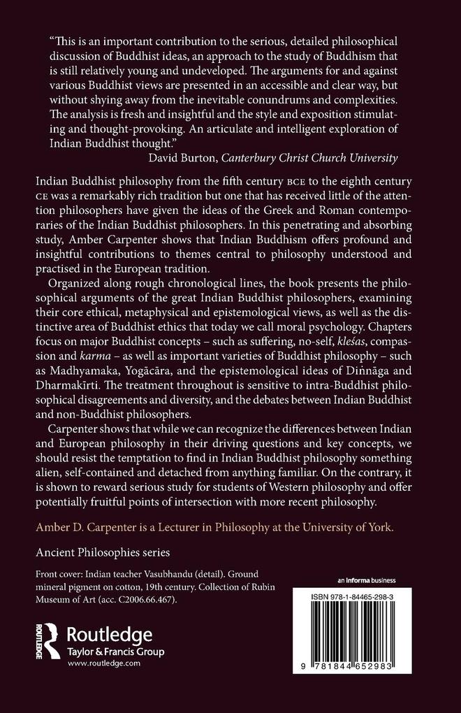 Weitere Ansicht: Indian Buddhist Philosophy | Amber Carpenter