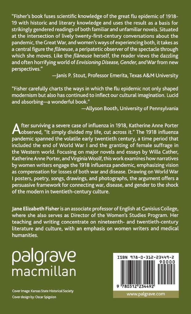 Weitere Ansicht: Envisioning Disease, Gender, and War | J. Fisher