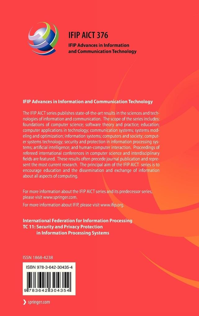 Weitere Ansicht: Information Security and Privacy Research