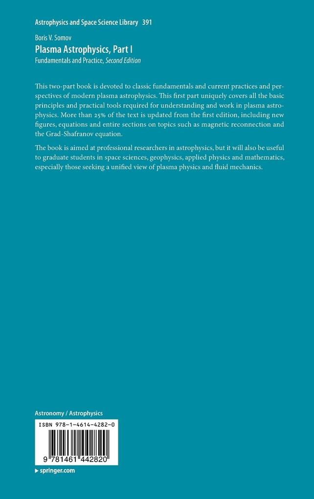 Weitere Ansicht: Plasma Astrophysics, Part I | Boris V. Somov