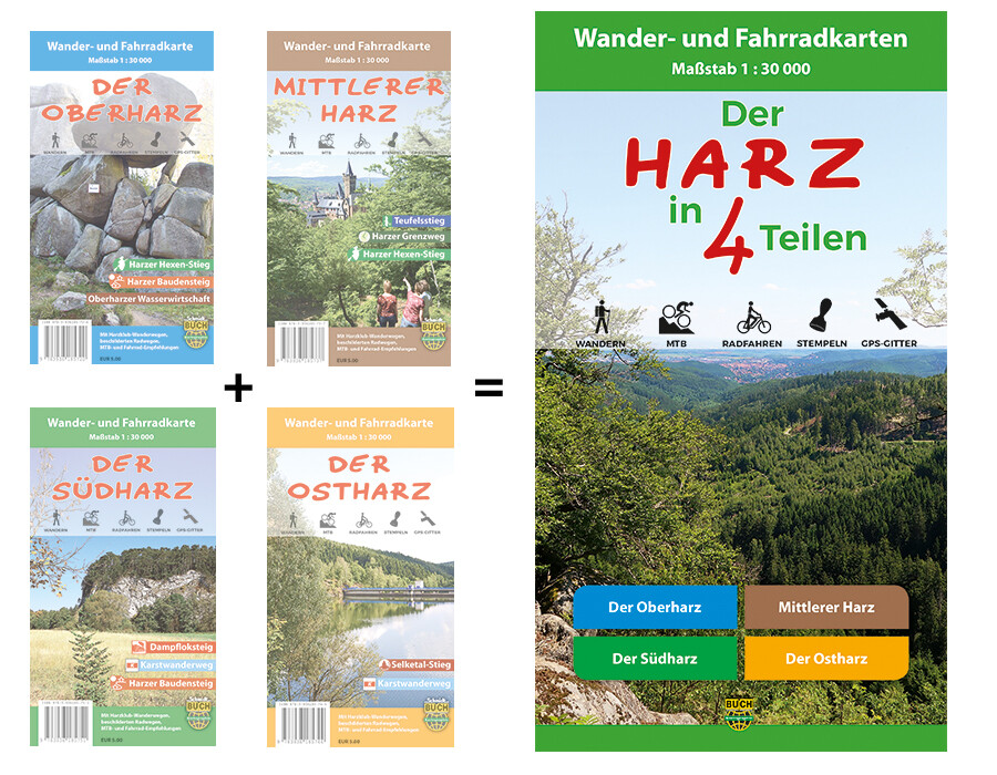 Weitere Ansicht: Der Harz in 4 Teilen