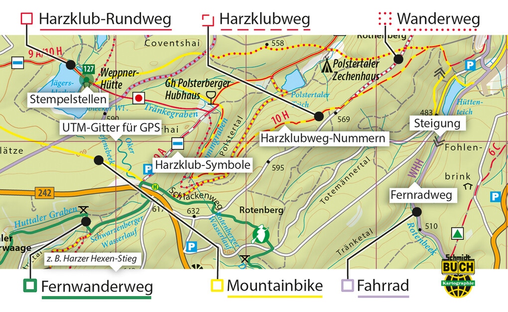 Weitere Ansicht: Der Harz in 4 Teilen