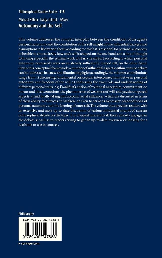Weitere Ansicht: Autonomy and the Self