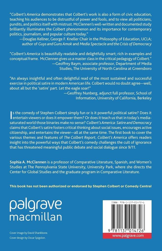 Weitere Ansicht: America According to Colbert | Sophia A. M. McClennen, S. Mcclennen