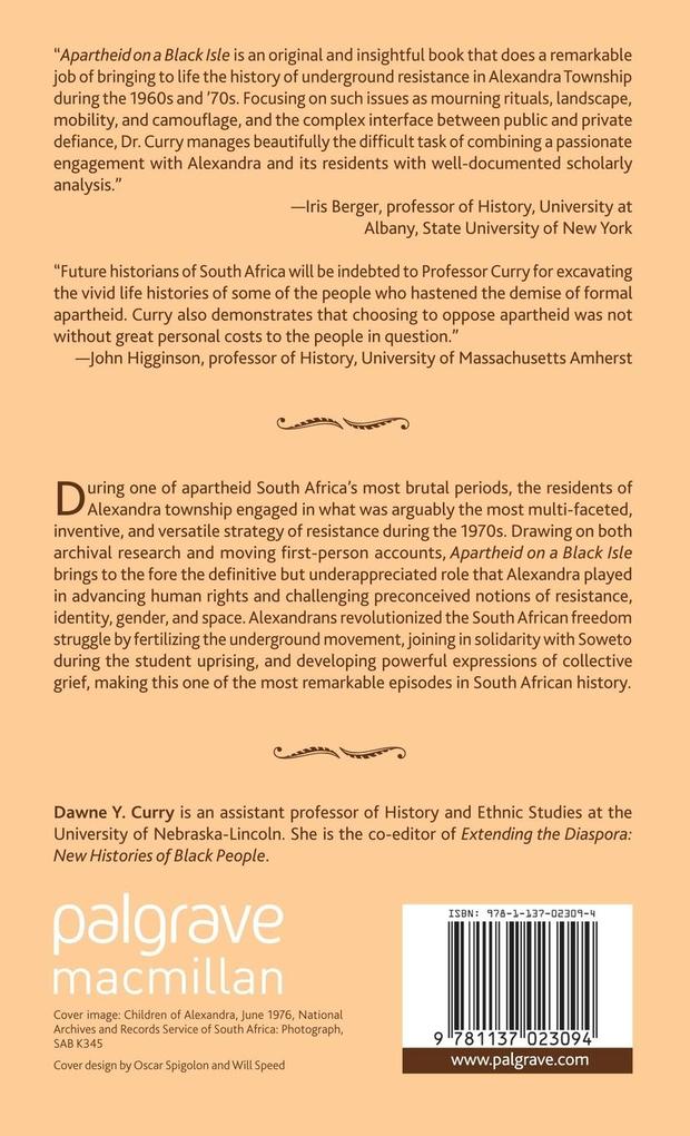 Weitere Ansicht: Apartheid on a Black Isle | D. Curry, Dawne Y. Curry