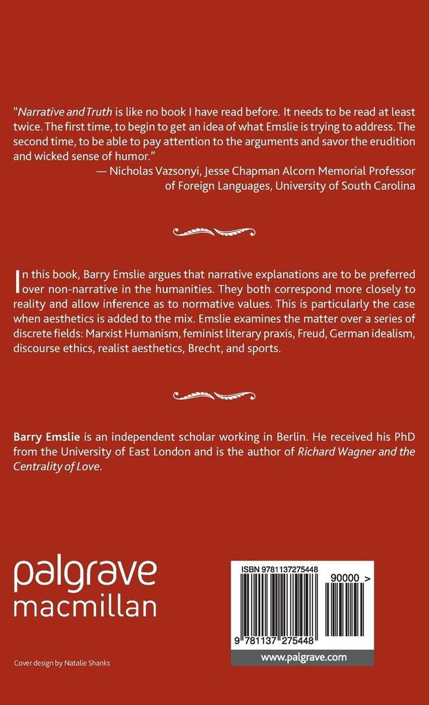 Weitere Ansicht: Narrative and Truth | Barry Emslie
