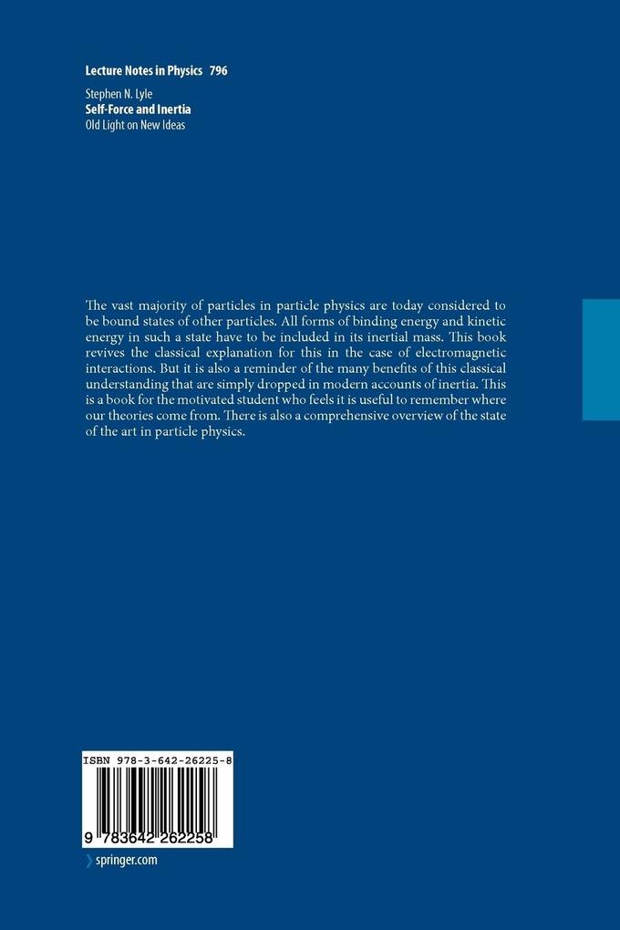 Weitere Ansicht: Self-Force and Inertia | Stephen Lyle
