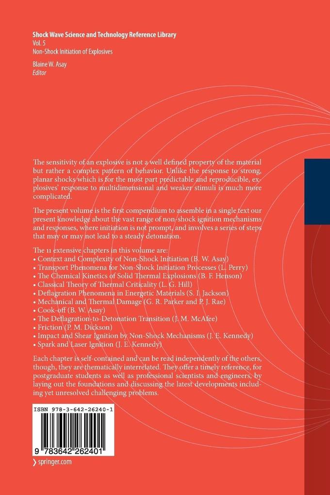 Weitere Ansicht: Shock Wave Science and Technology Reference Library, Vol. 5