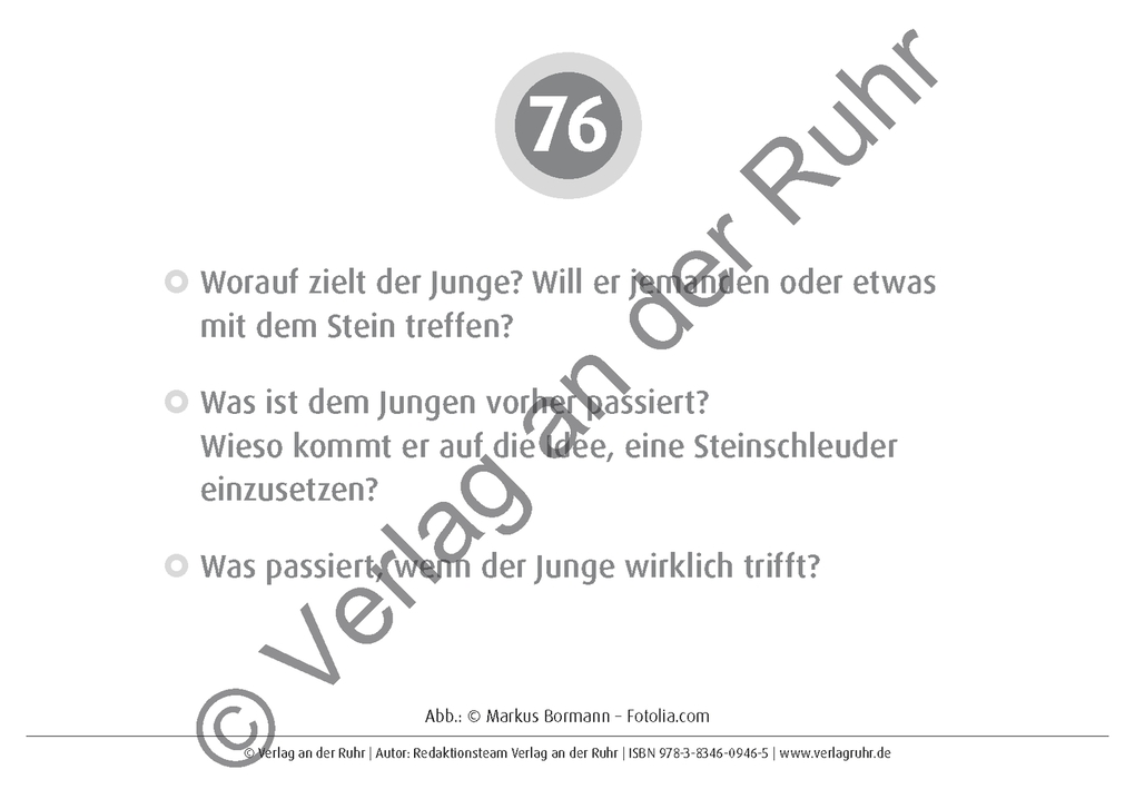 Weitere Ansicht: 80 Bild-Impulse als Erzähl- und Schreibanlässe | Redaktionsteam Verlag an der Ruhr