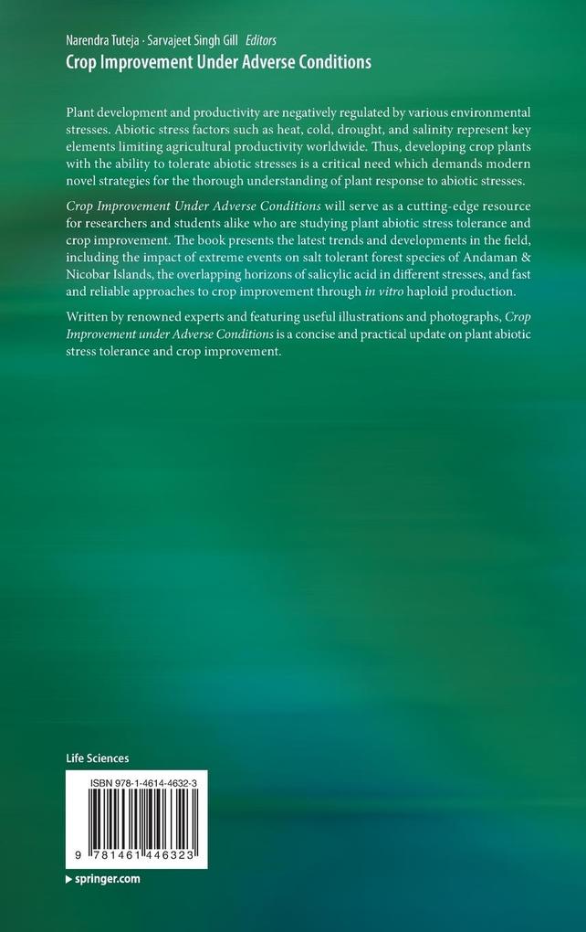 Weitere Ansicht: Crop Improvement Under Adverse Conditions