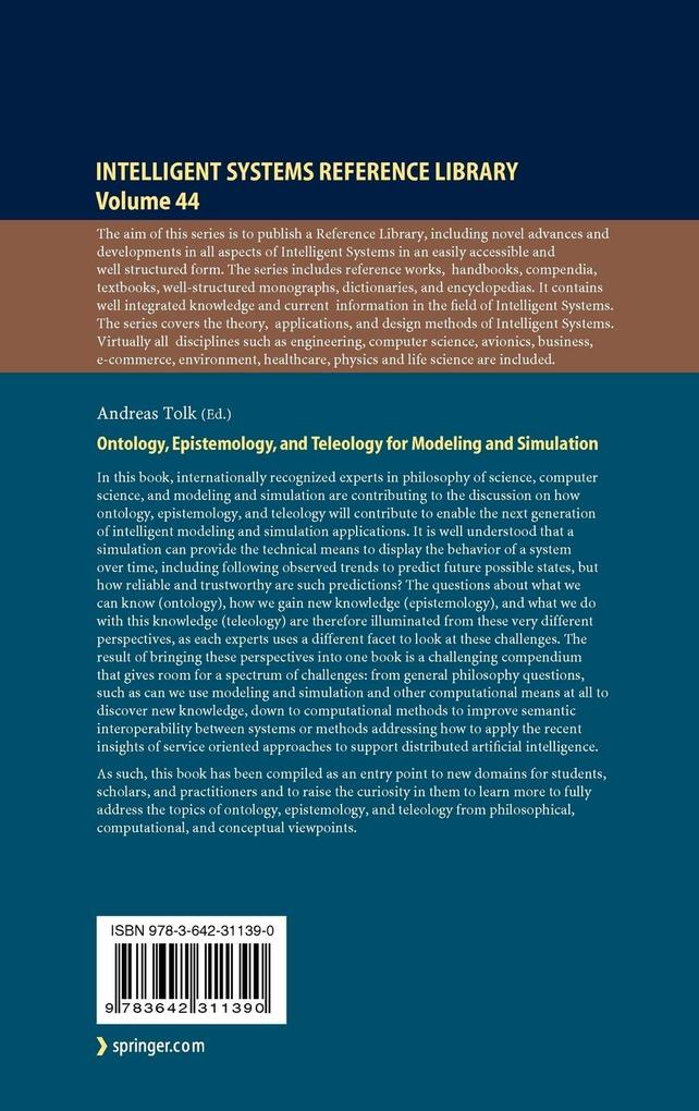 Weitere Ansicht: Ontology, Epistemology, and Teleology for Modeling and Simulation