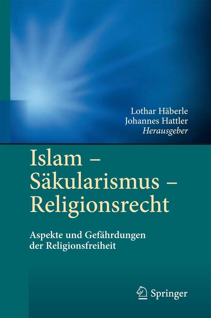 Produktbild: Islam - Säkularismus - Religionsrecht