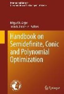 Produktbild: Handbook on Semidefinite, Conic and Polynomial Optimization