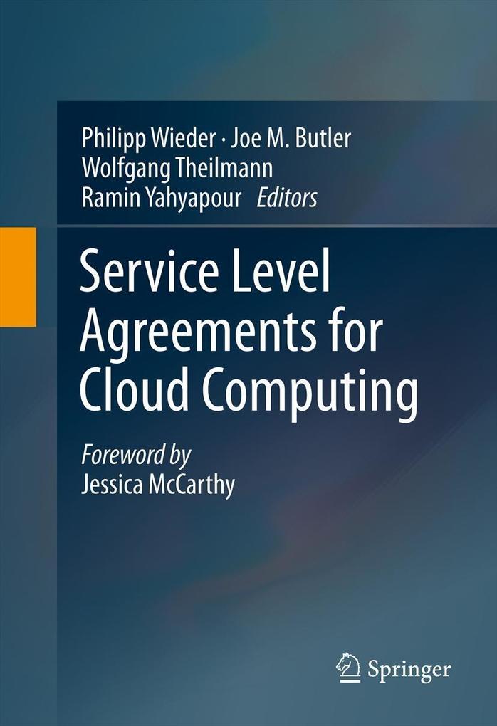 Produktbild: Service Level Agreements for Cloud Computing