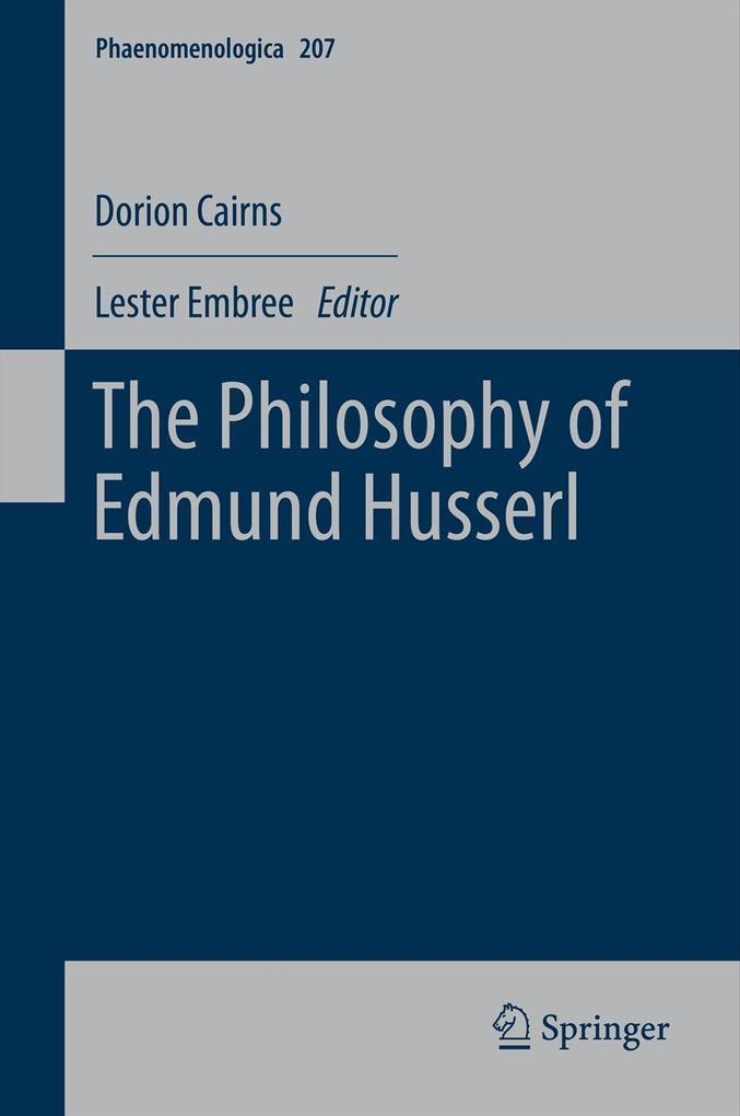 Produktbild: The Philosophy of Edmund Husserl | Dorion Cairns