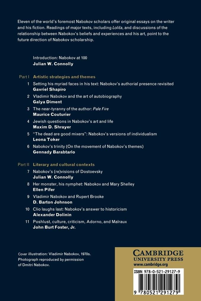 Weitere Ansicht: Nabokov and His Fiction