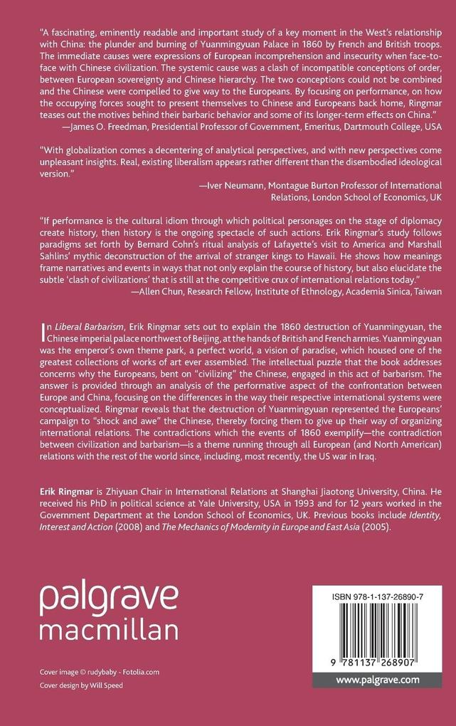 Weitere Ansicht: Liberal Barbarism | E. Ringmar